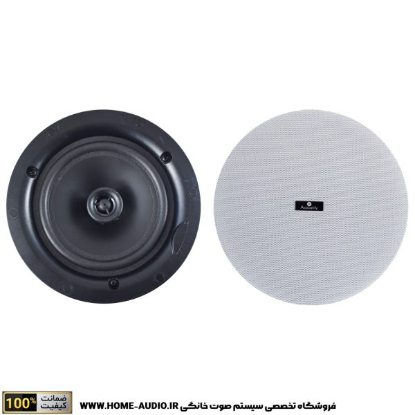 مجموعه کامل 2 اسپیکر سقفی آکوستیفای مدل ACOUSTIFY C600 + آمپلی فایر 200 وات - Image 3